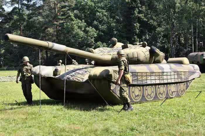 漳平部队充气坦克